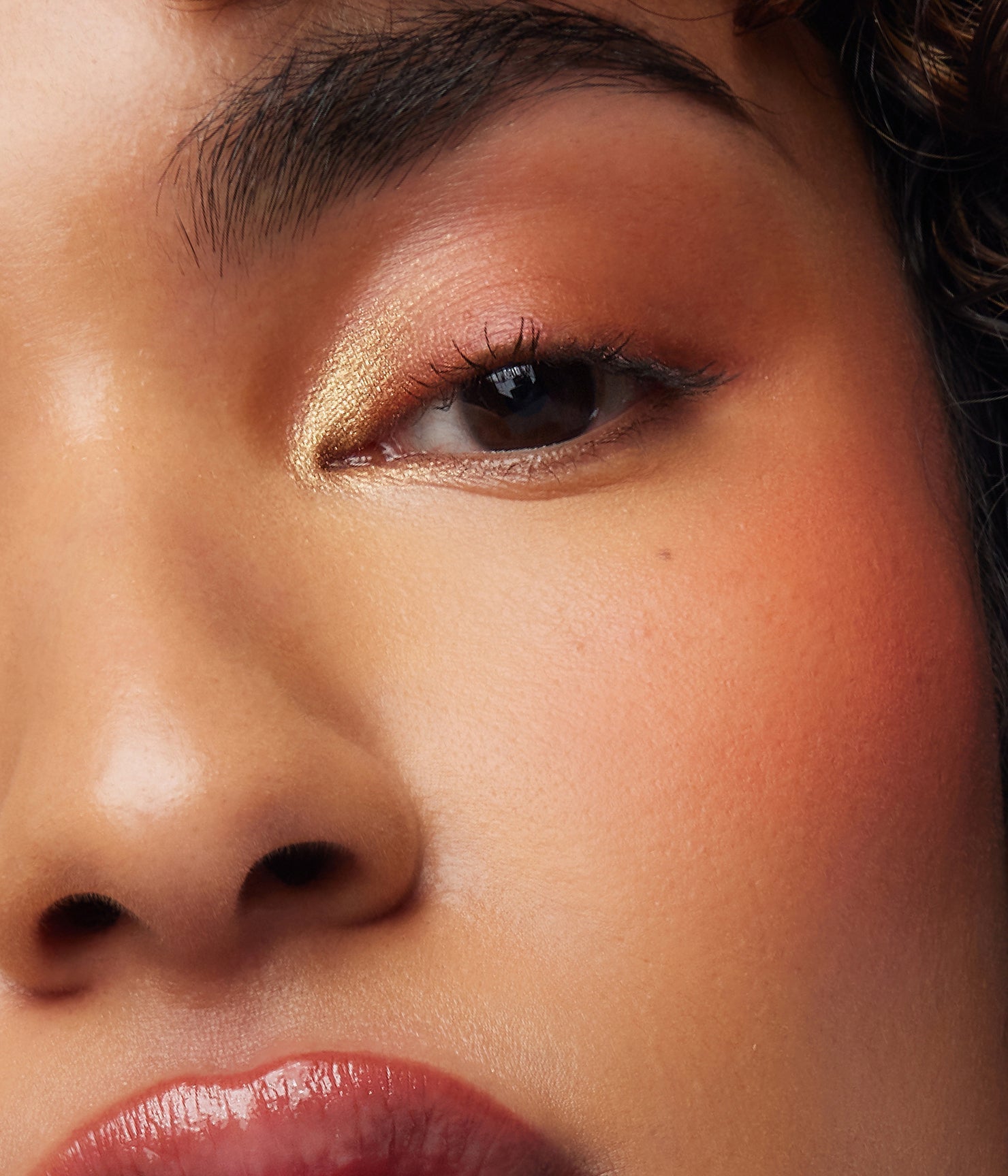 satin matte blush