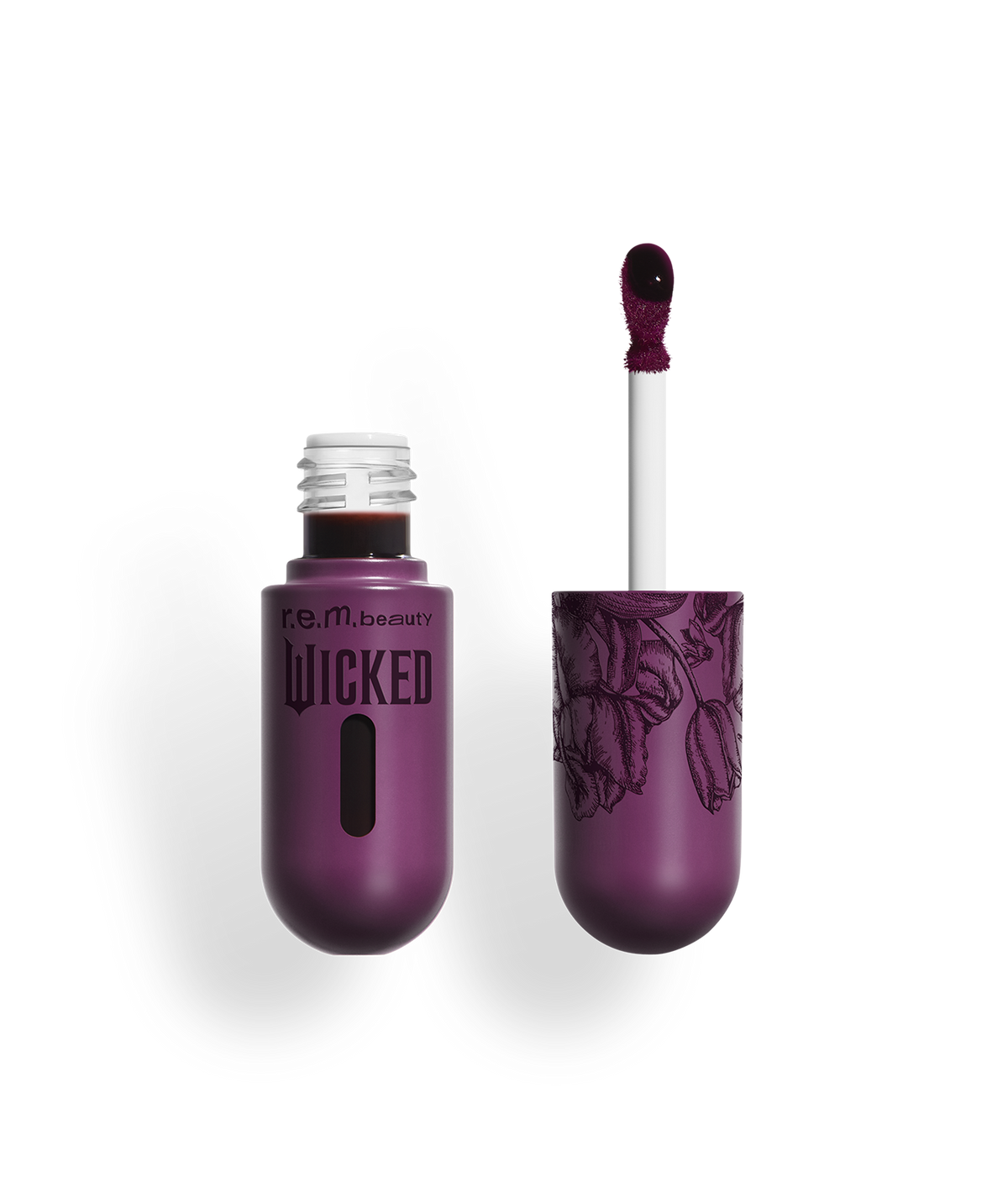 r.e.m. beauty x Wicked: For Good tulip field lip stain
