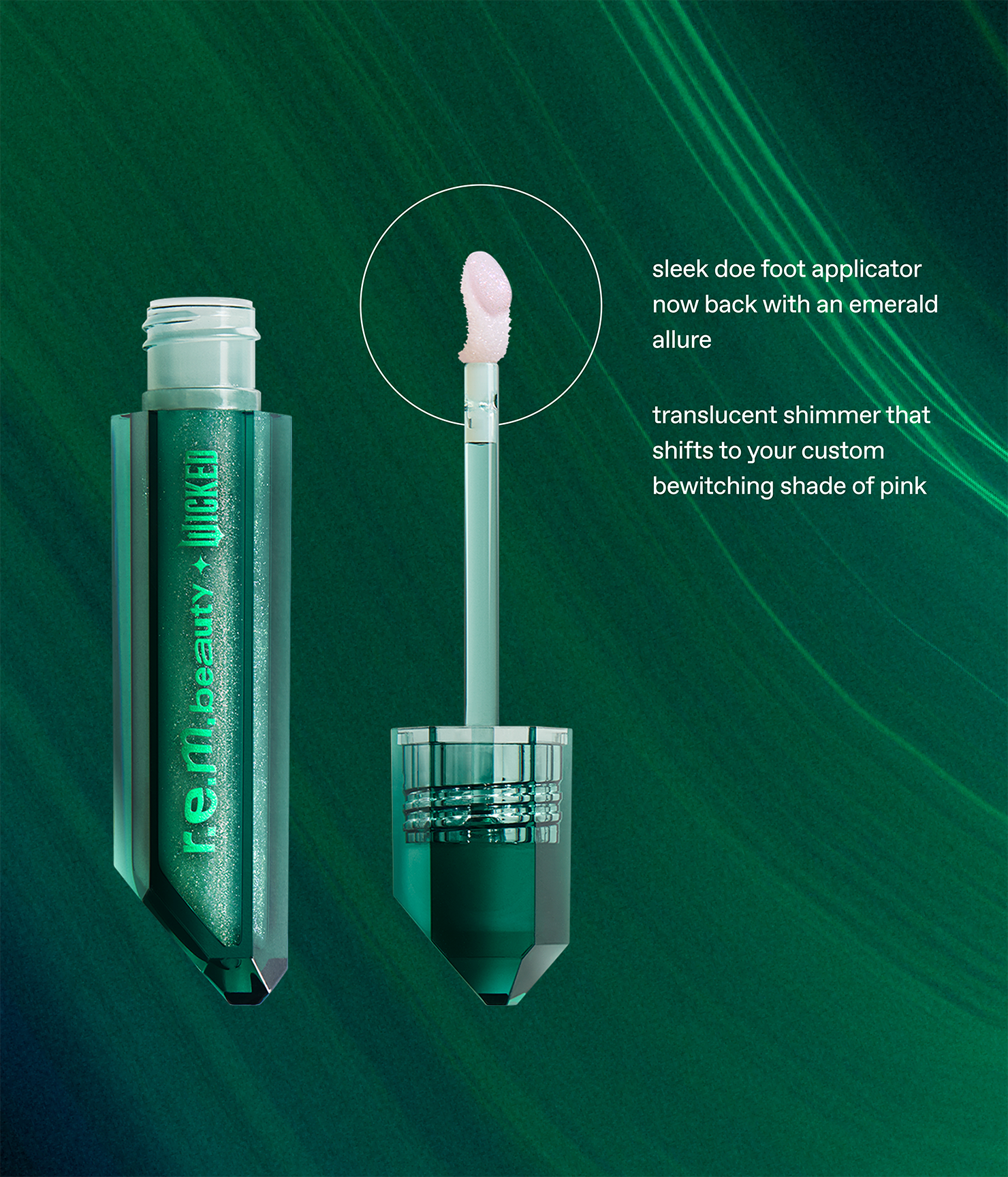 r.e.m. beauty x Wicked: For Good So Popular pH Adaptive Lip Oil
